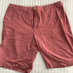 J CREW 100% cotton red shorts